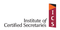 Institute of certified secretaries logo